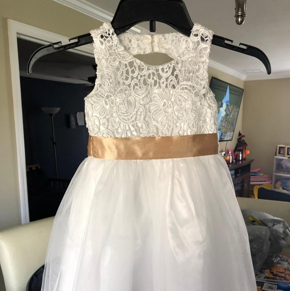 Toddler Flower Girl or Baptismal Dress